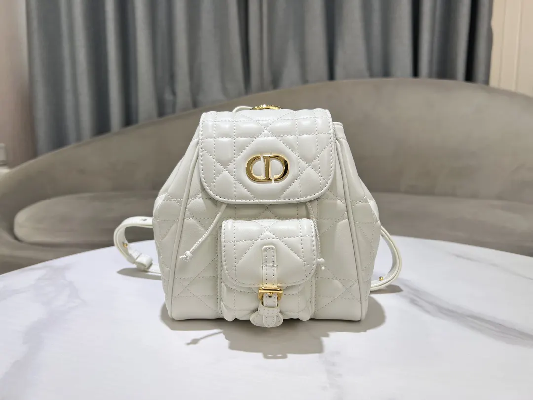 Dior Caro 白色 双肩包