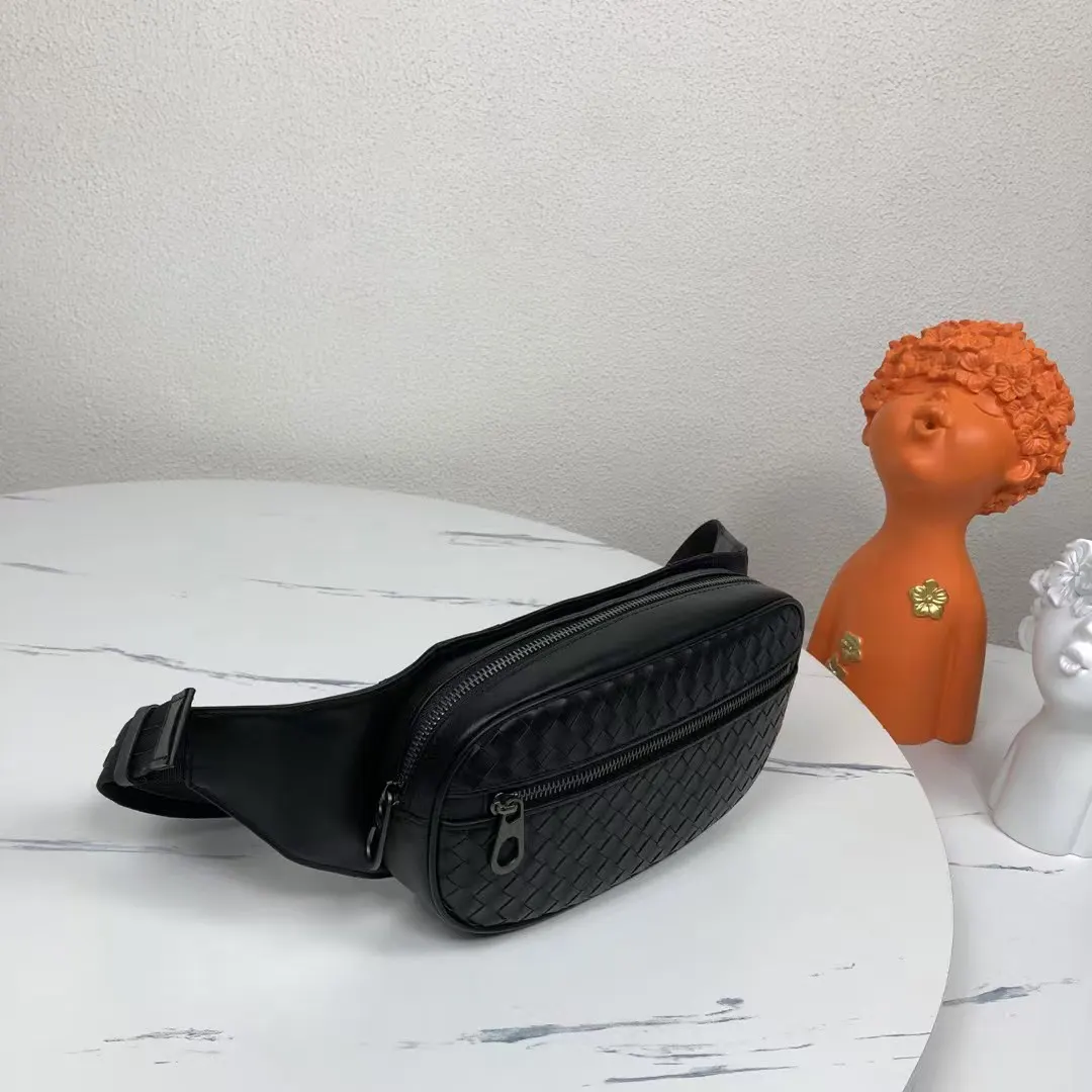 Black Belt Bag Casual Leather
