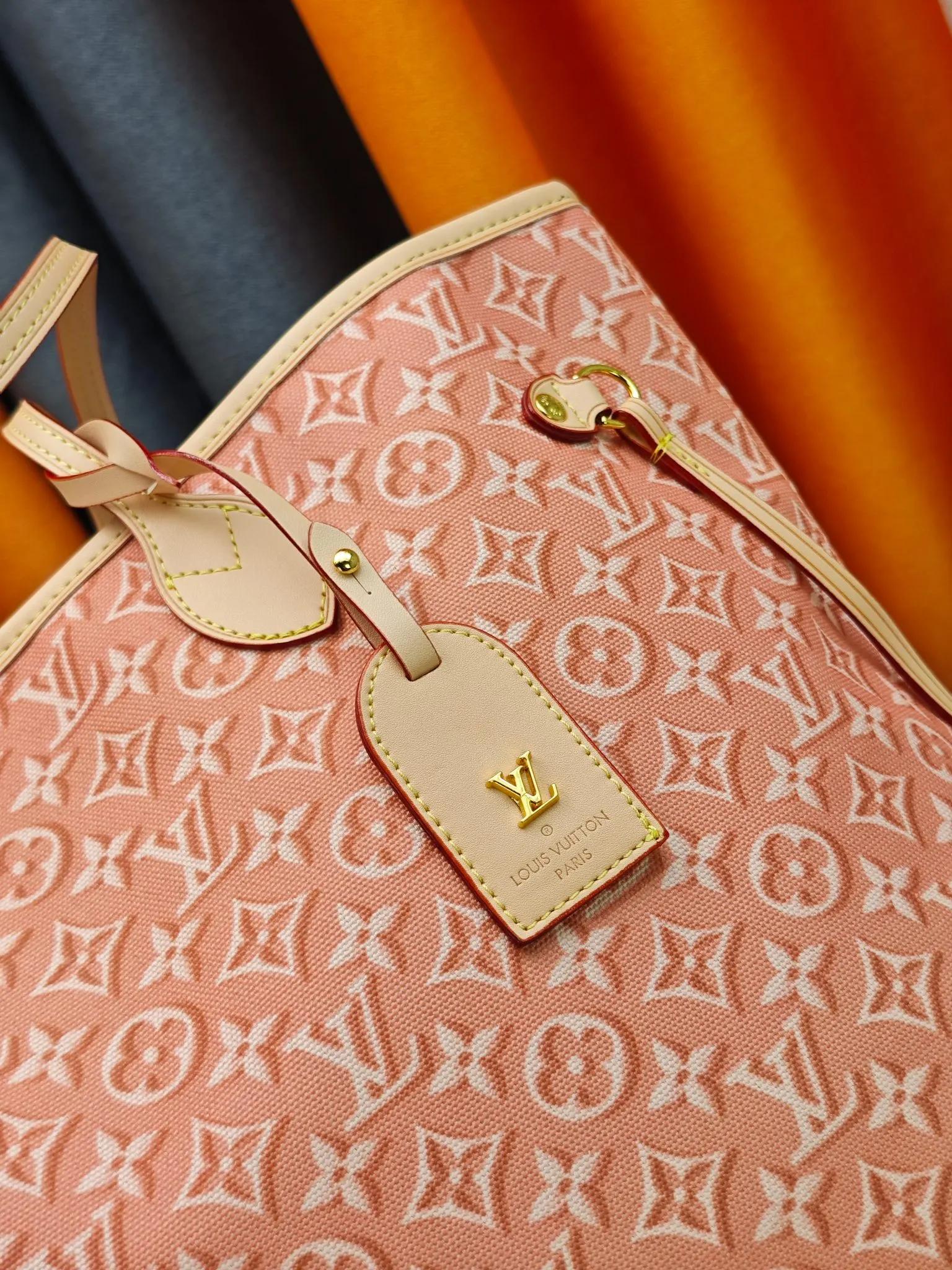 Neverfull 老花 牛仔 牛皮 收纳包 旅行收纳款