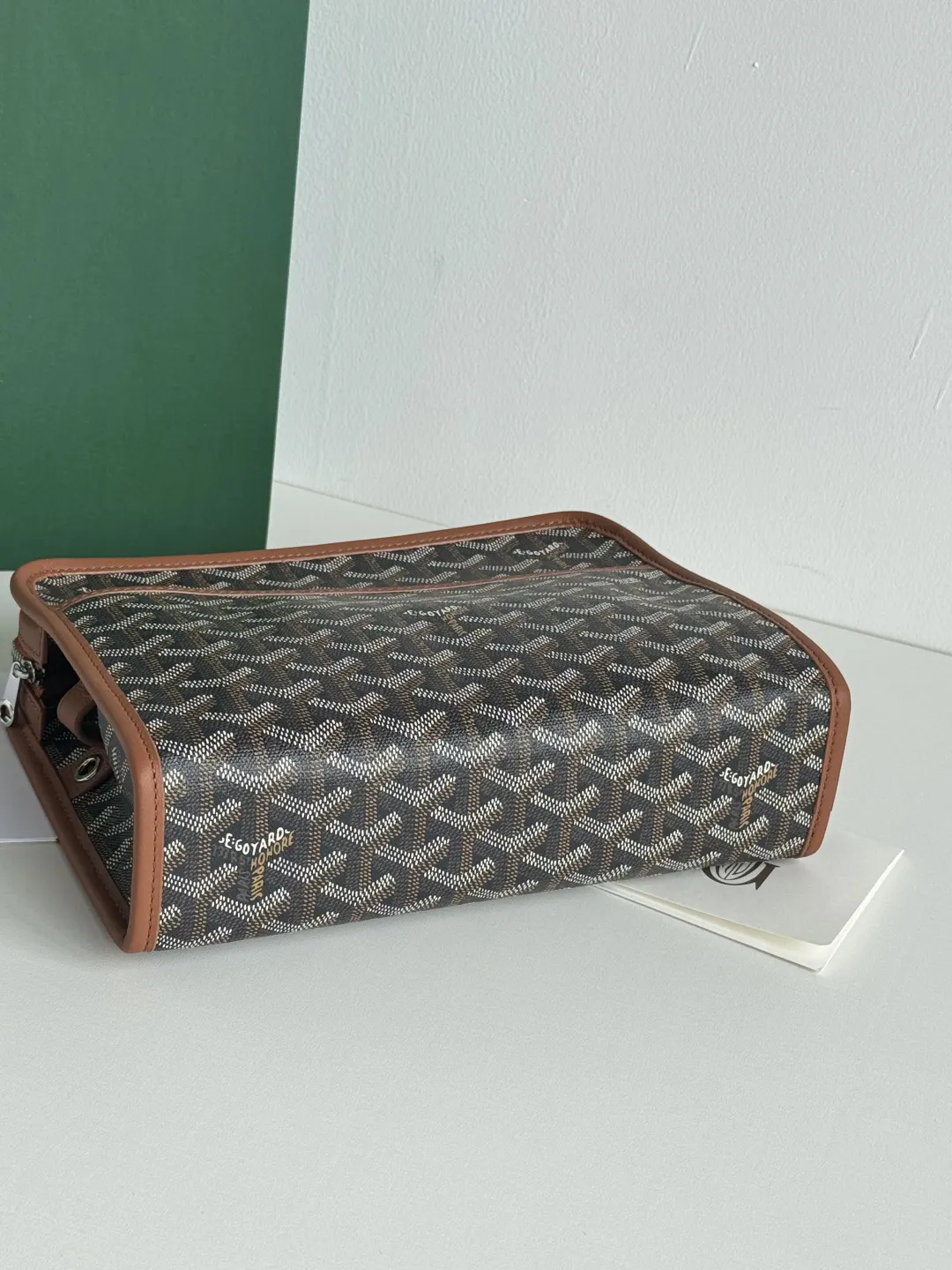 Goyard Yellow Clutch Bag Leather