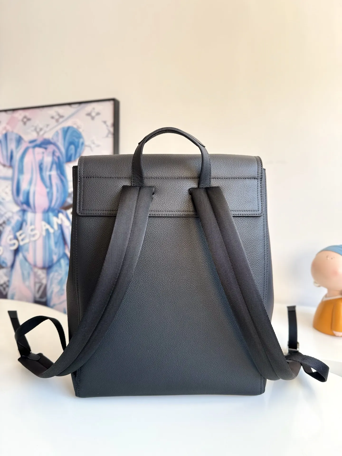 LV 牛皮 双肩包 实用双肩款