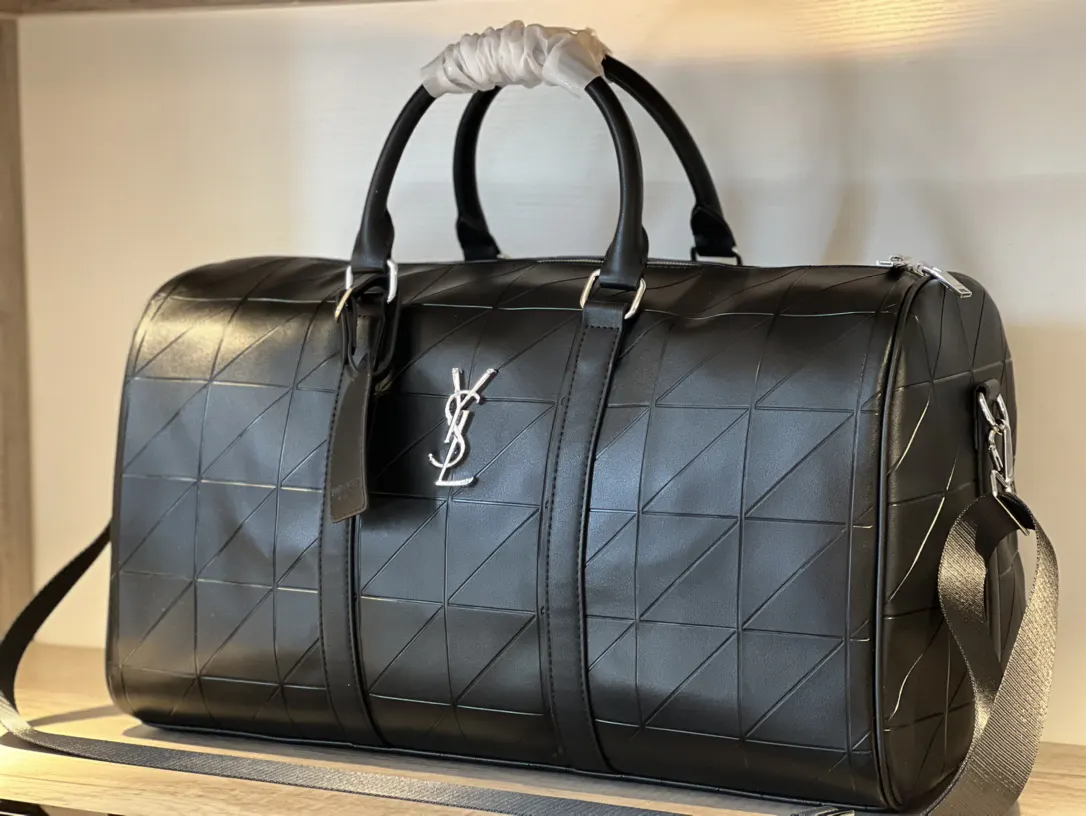 YSL 潮男必备旅行单品 压花系列旅行袋 定制五 大容量旅行款