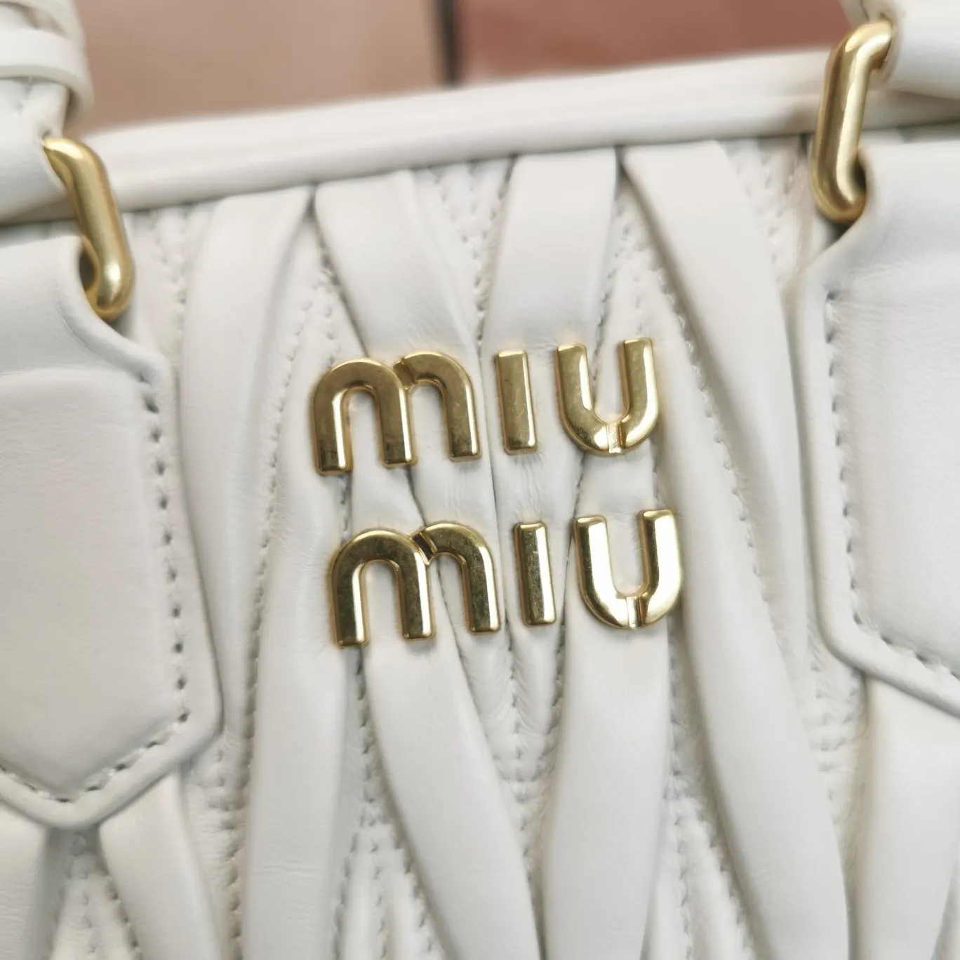 Miu 羊皮 手提包 通勤手提款