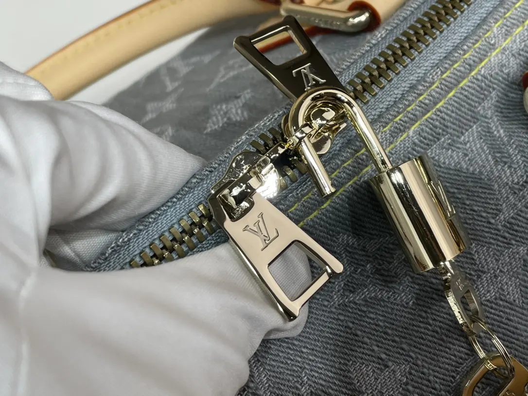 Louis Vuitton Speedy Gray Monogram Handbag