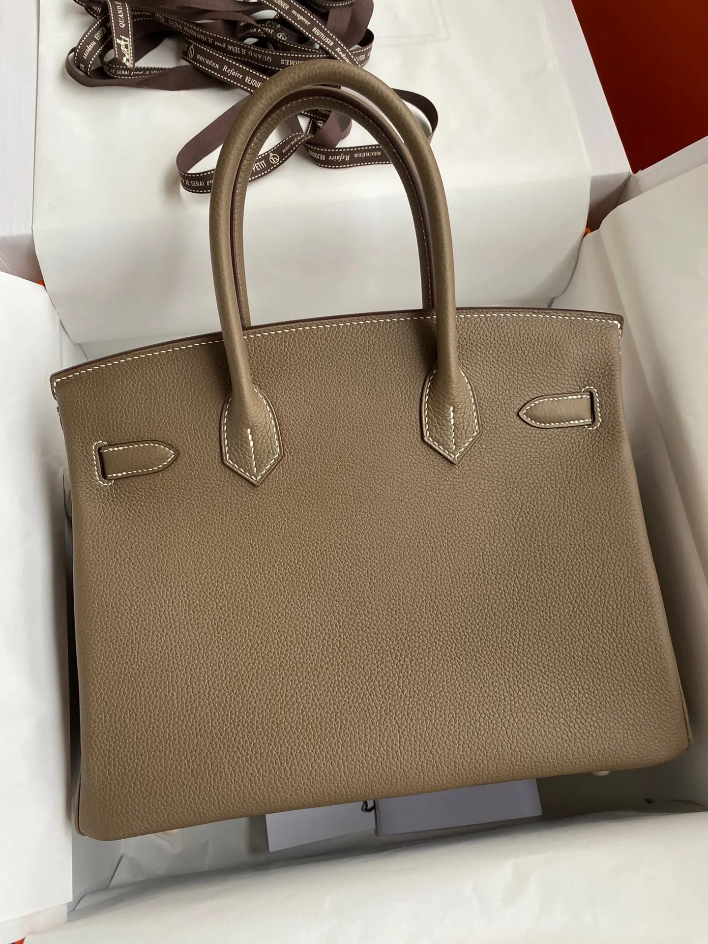 Hermès Birkin Top Handle Bag Classic Leather