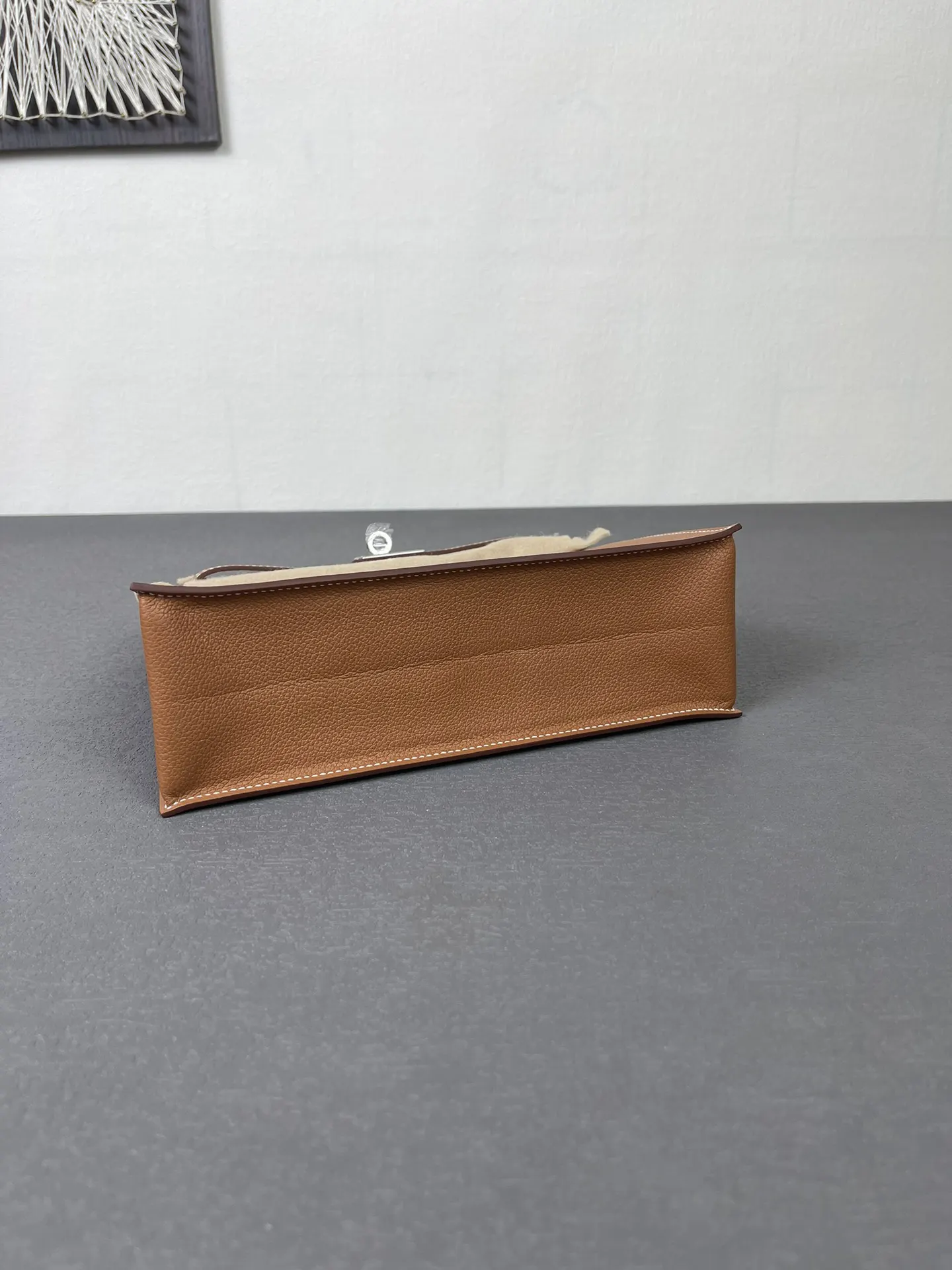 Brown Top Handle Bag Commuter