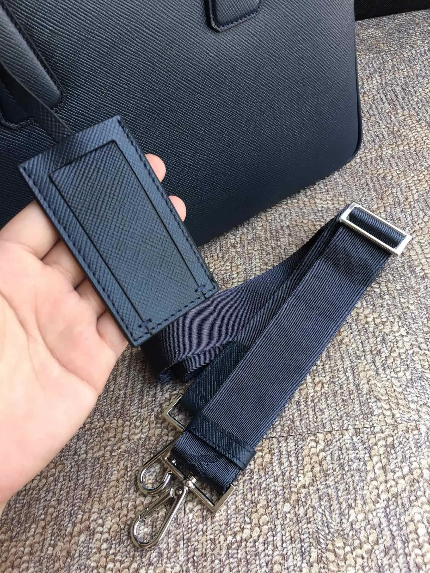 Blue Briefcase Business Commuter