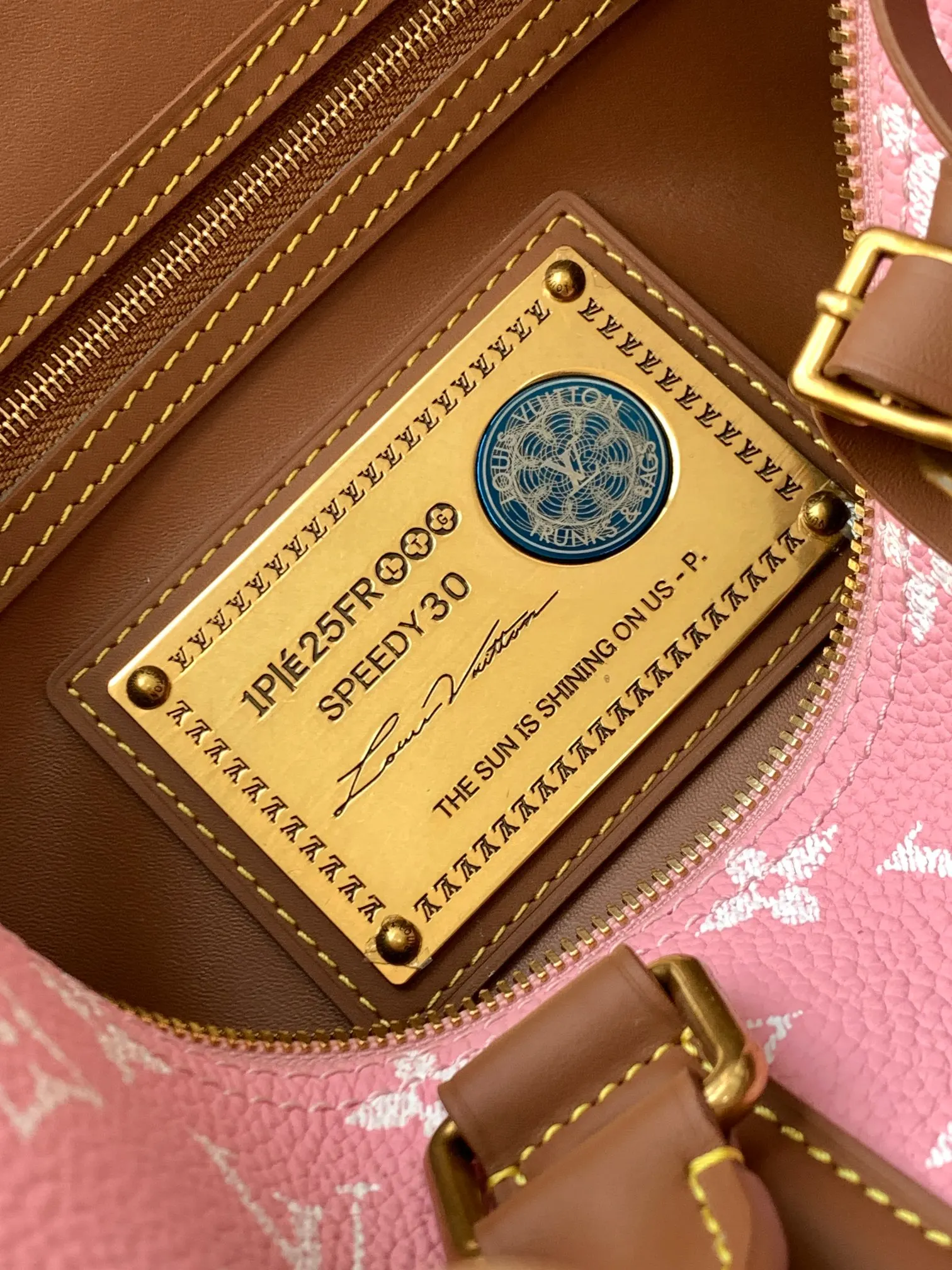 LV 粉色压纹Speedy手袋 迷你款｜ORBUYBAG 岚奢包高端时尚精品