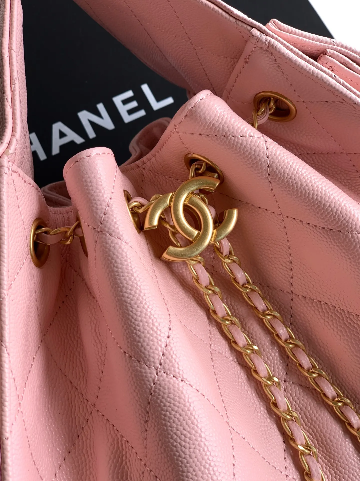 CHANEL Hobo 牛皮 腋下包 復古腋下背款