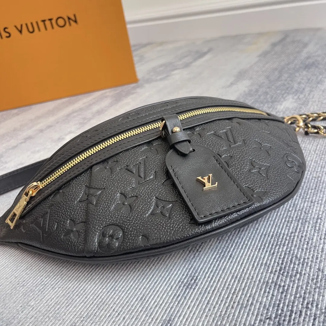 Gold Belt Bag Casual Leather