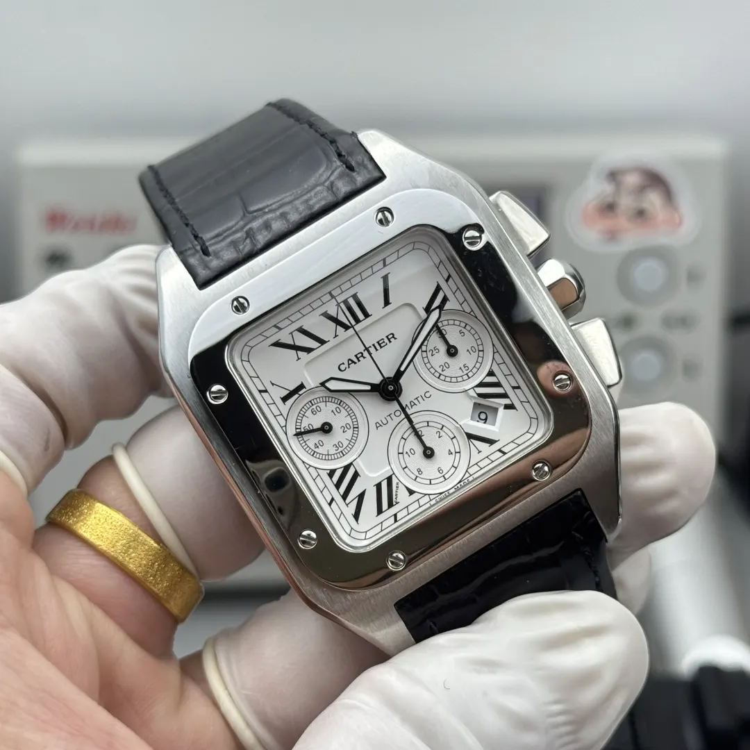 Cartier 批 卡地亚山度士SANTOS DE 系列腕表 手錶 經典腕表款