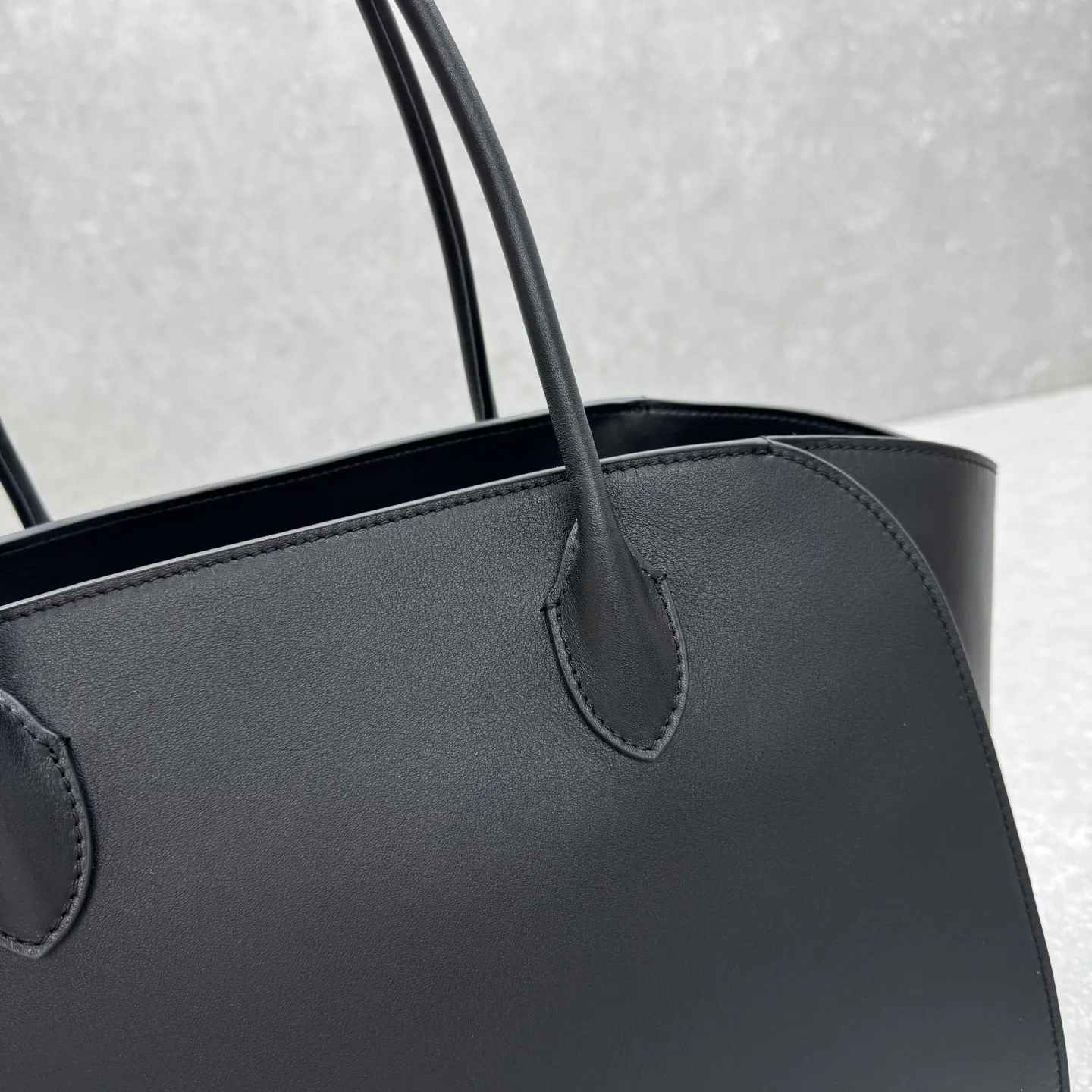 Black Tote Bag Leather