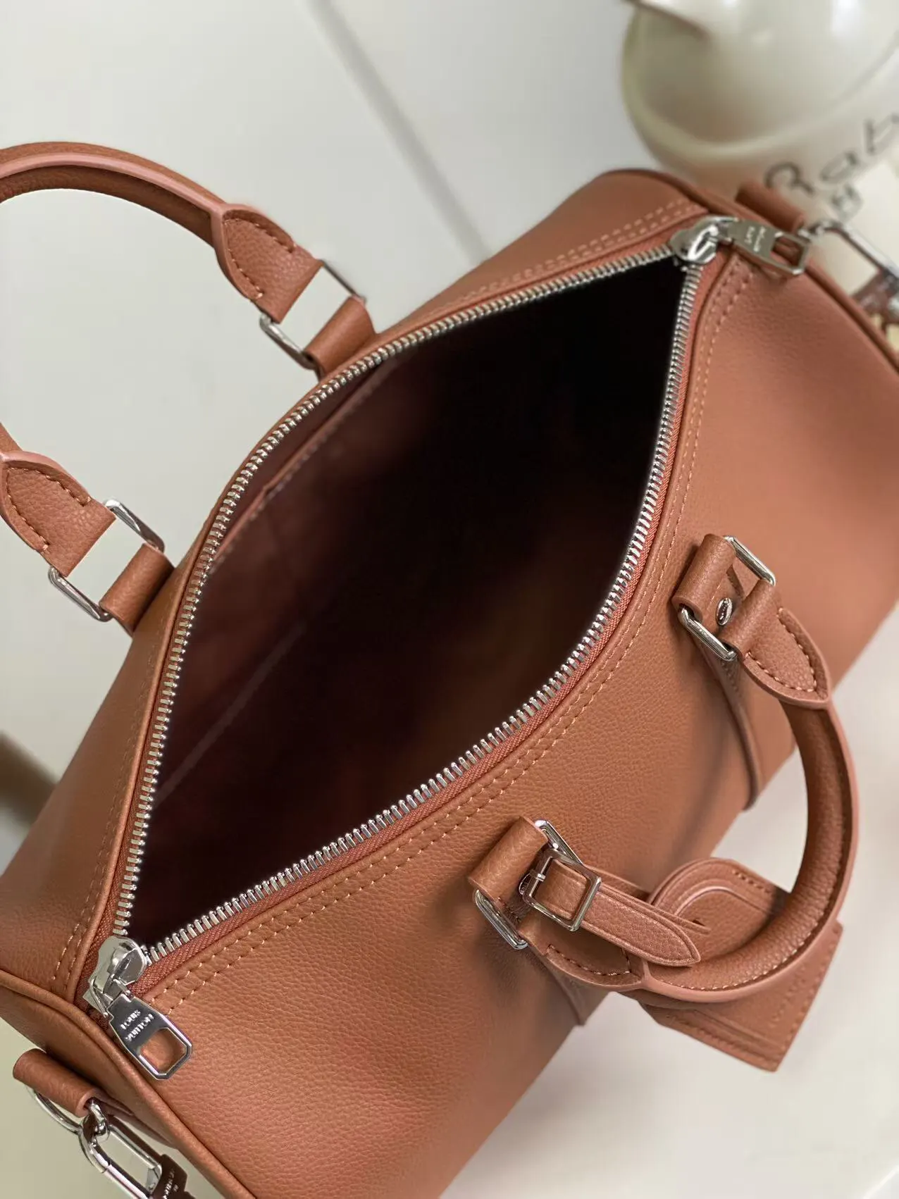 Keepall 棕色 小牛皮 旅行袋 大容量旅行款