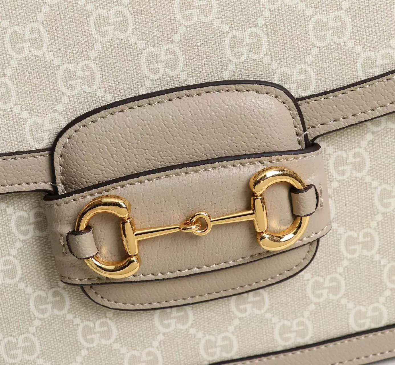 Gucci Horsebit 1955 老花馬銜扣肩揹包 單肩斜挎 斜背包