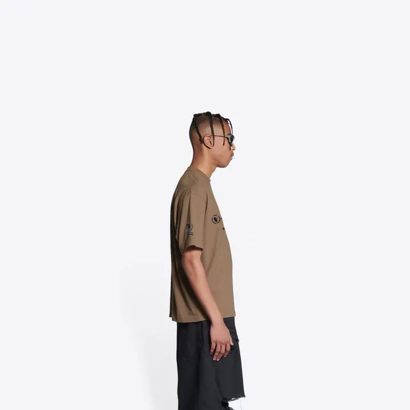 Balenciaga Cotton Logo Short Sleeve T-Shirt Street