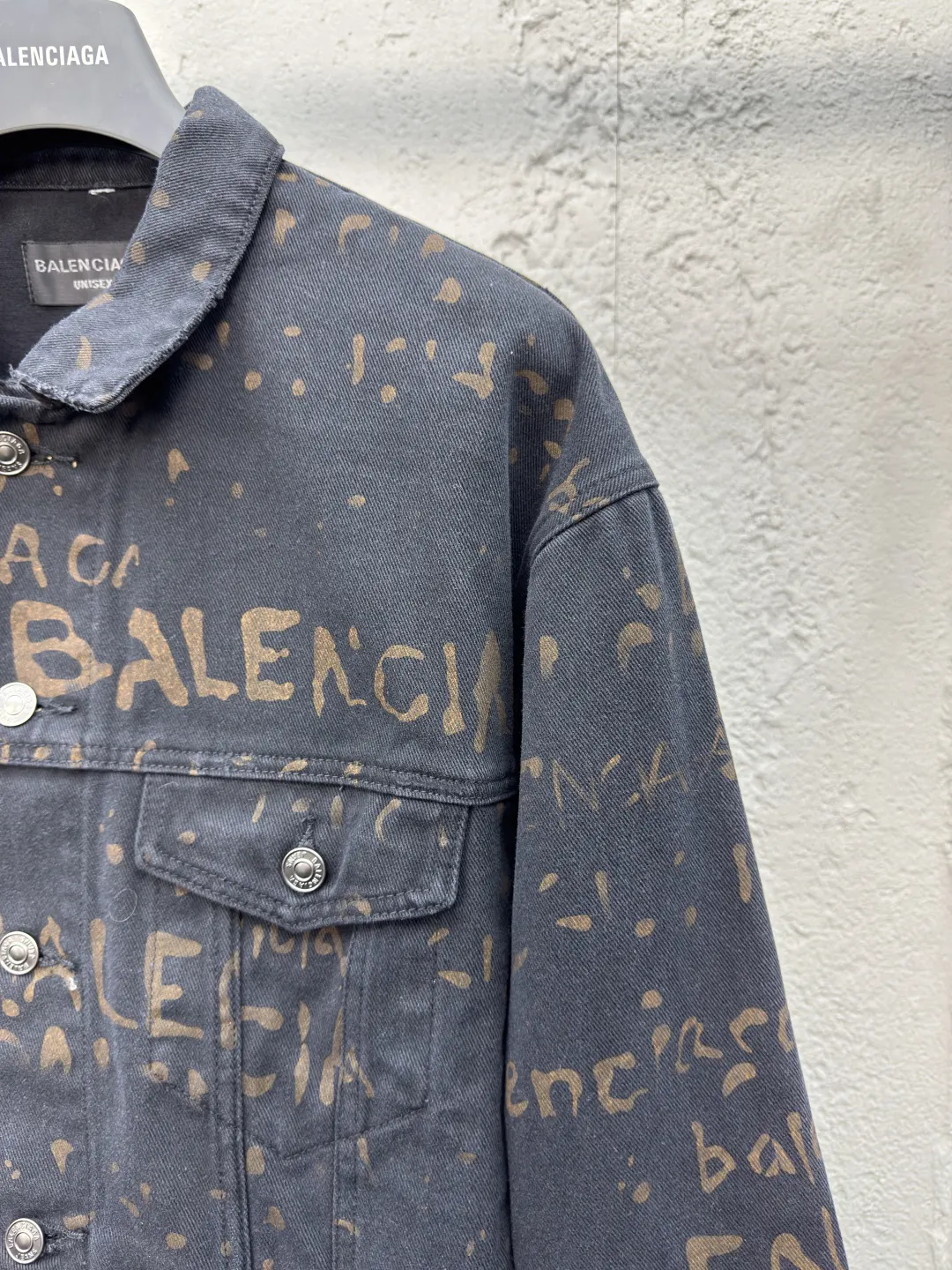 Balenciaga 黑色牛仔外套