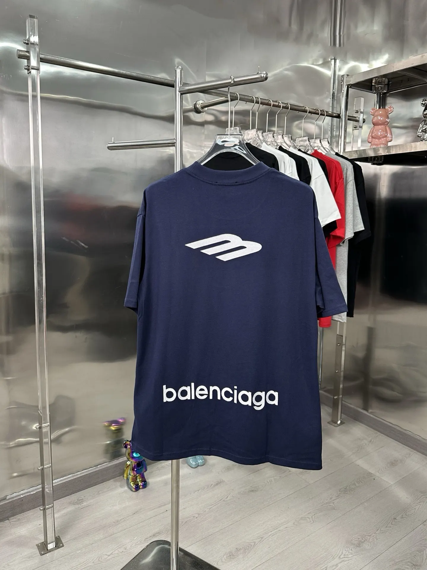 Balenciaga 黑色 Logo 短袖T恤