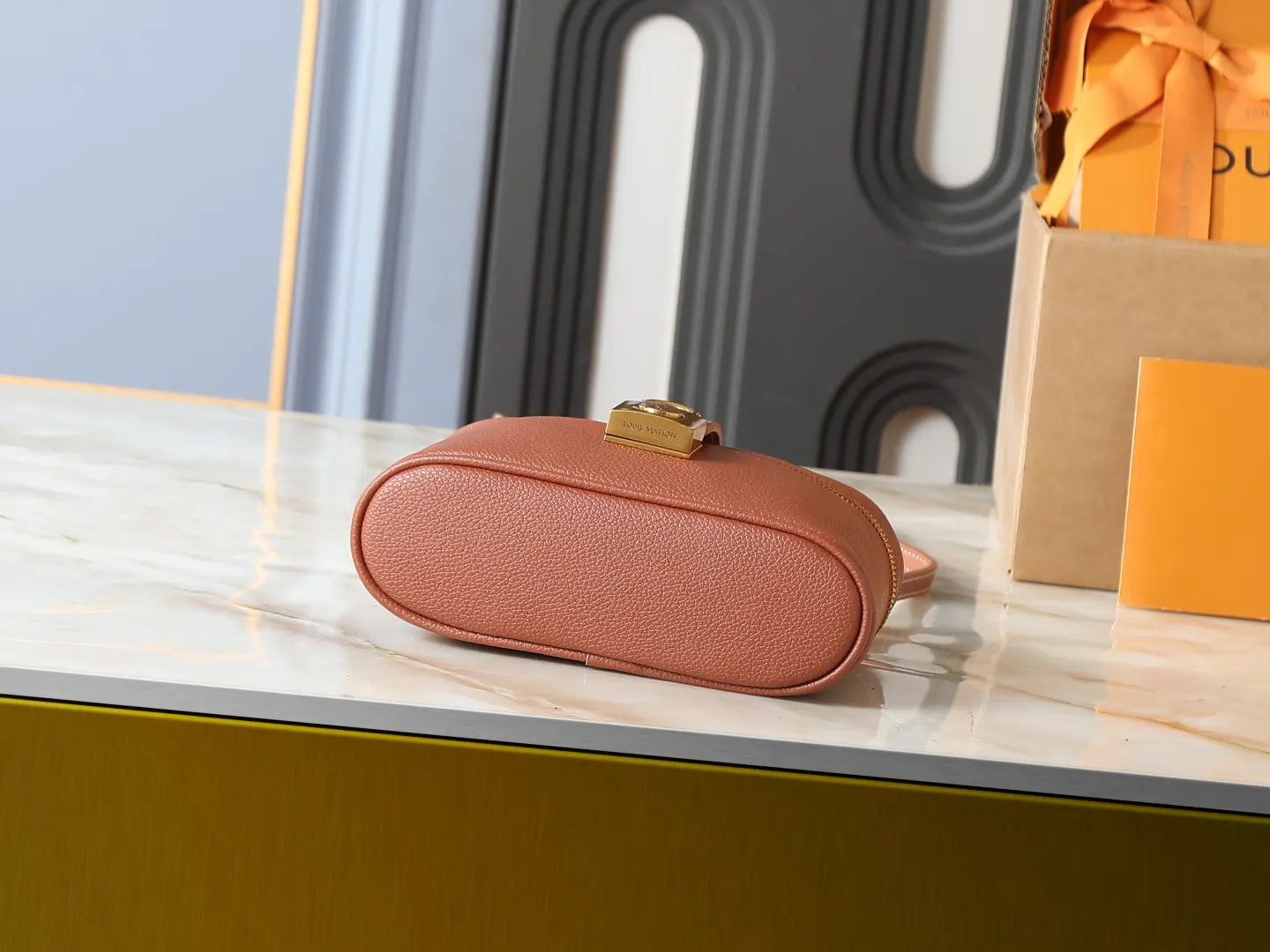 Cosmetic Pouch Leather
