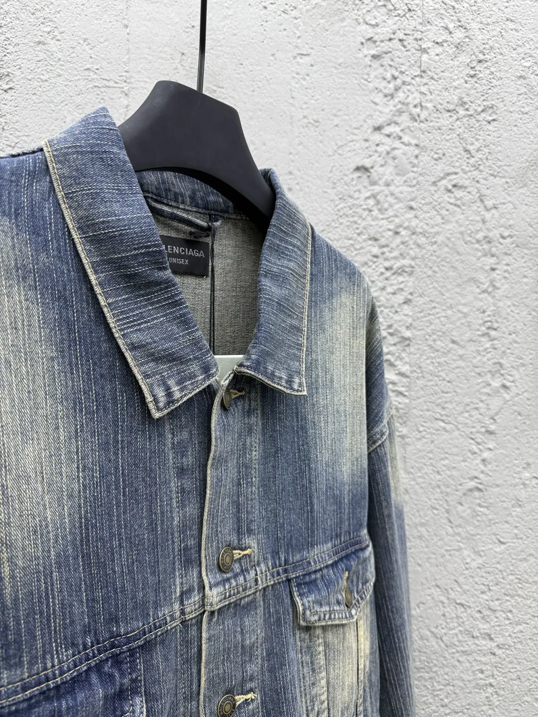 Balenciaga 牛仔 Logo 外套(數字8)
