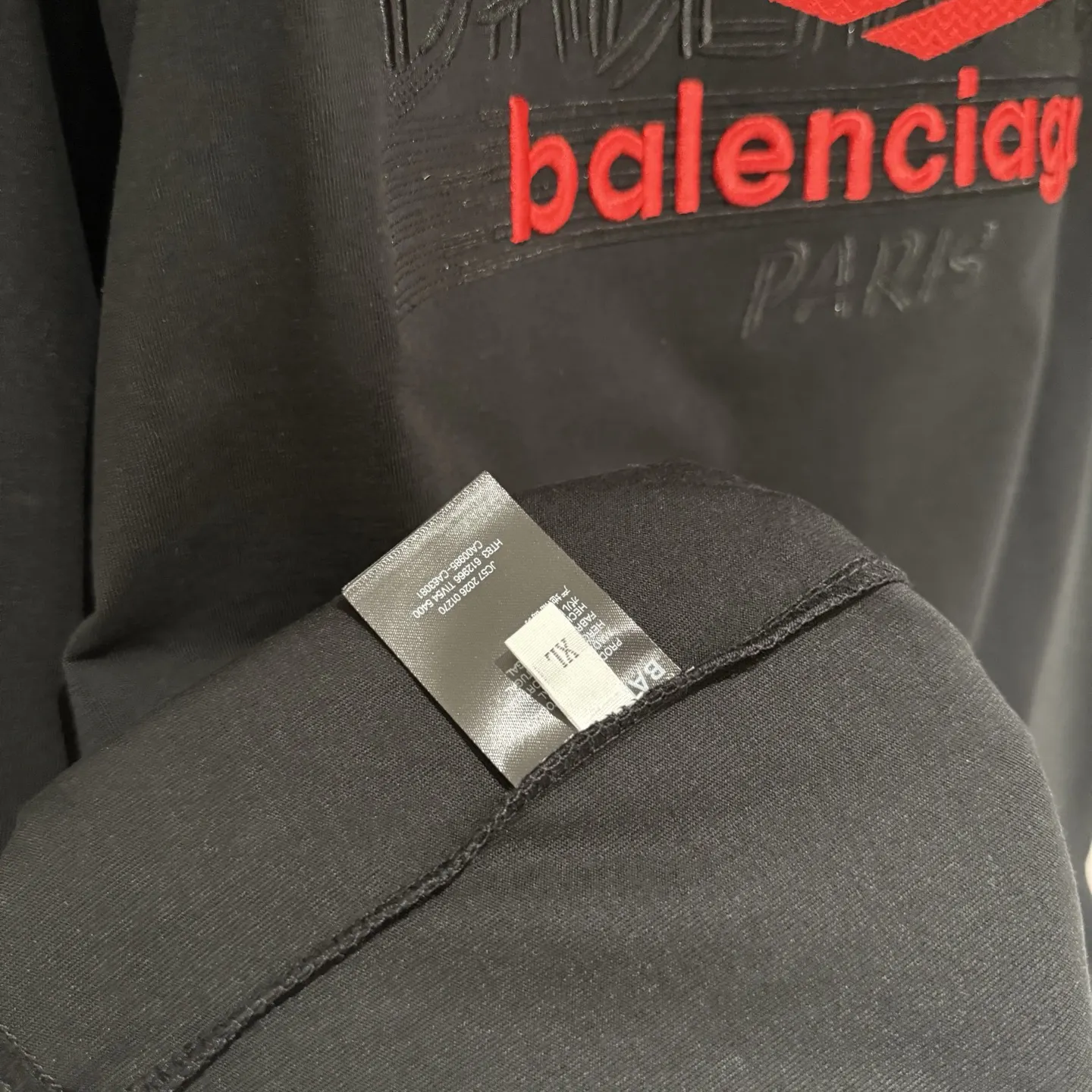 Balenciaga 25SS 刺绣 纯棉 短袖T恤