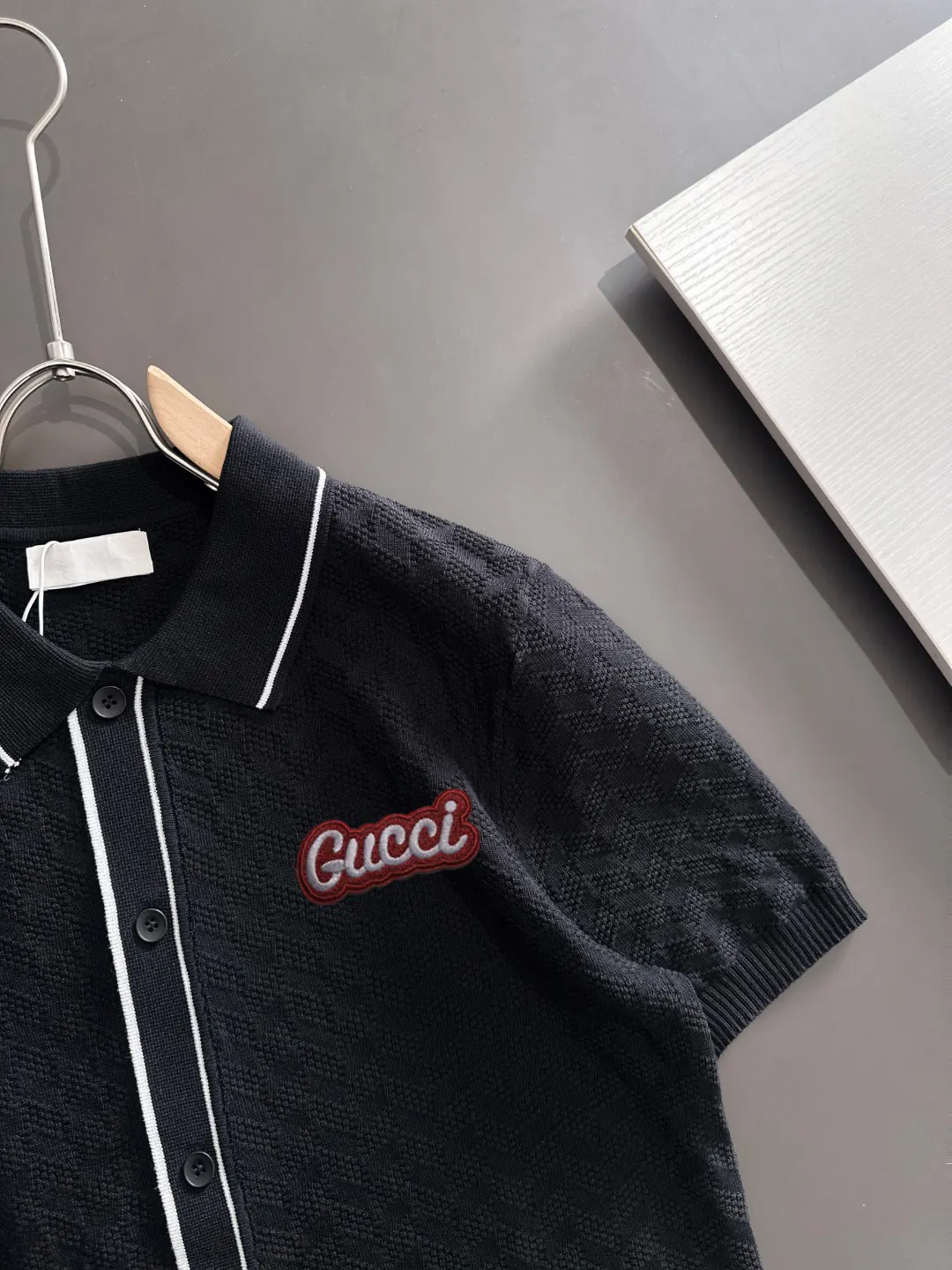 Gucci 刺繡 純棉 Polo衫