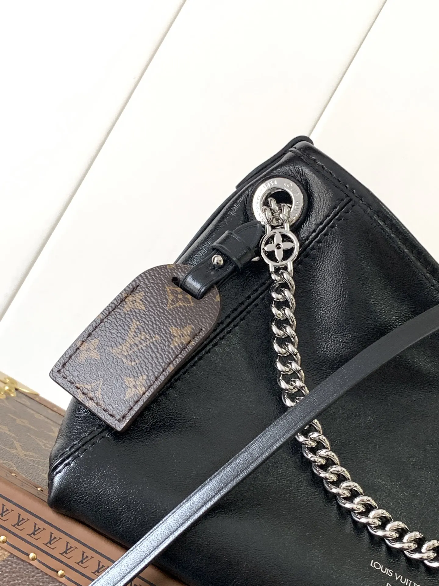 CarryAll 老花 牛皮 鏈條包 精致鏈條款