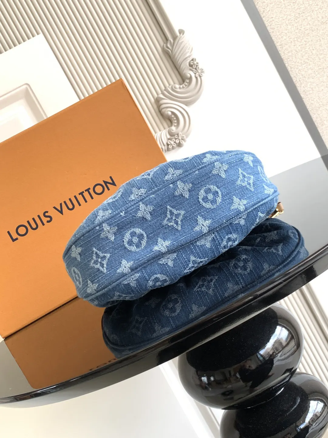 丹宁 牛皮 手拿包 精致手拿款