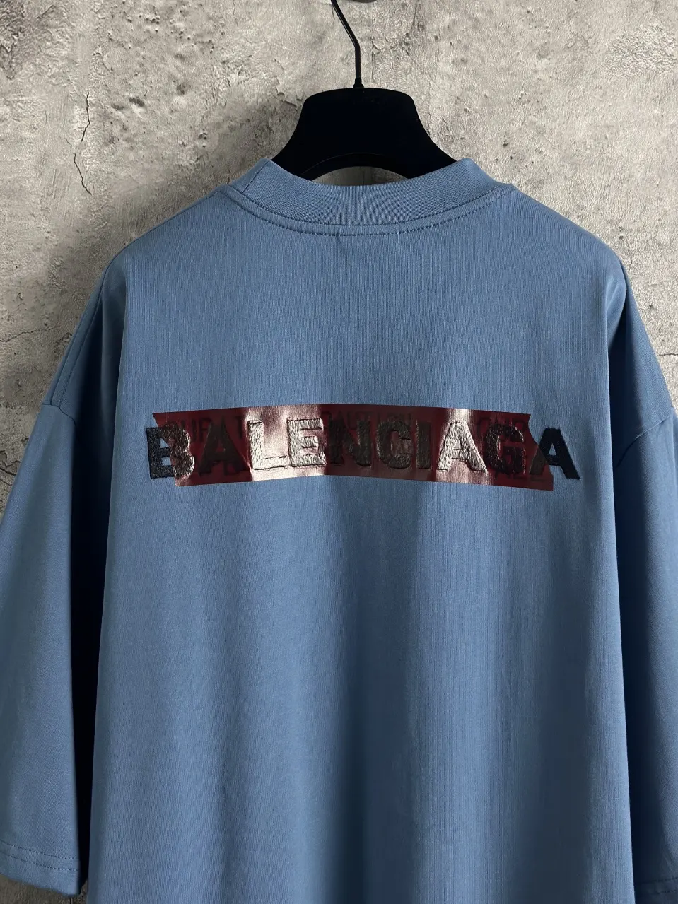 Balenciaga 刺绣 短袖T恤 街头休闲款