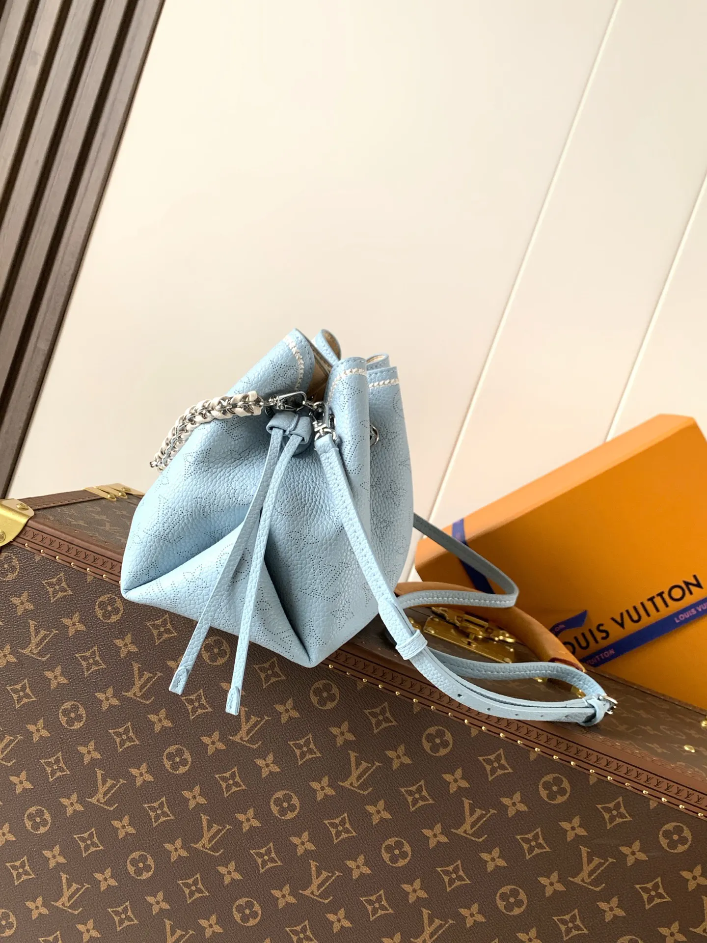 Louis Vuitton 粉色 Monogram 手提包