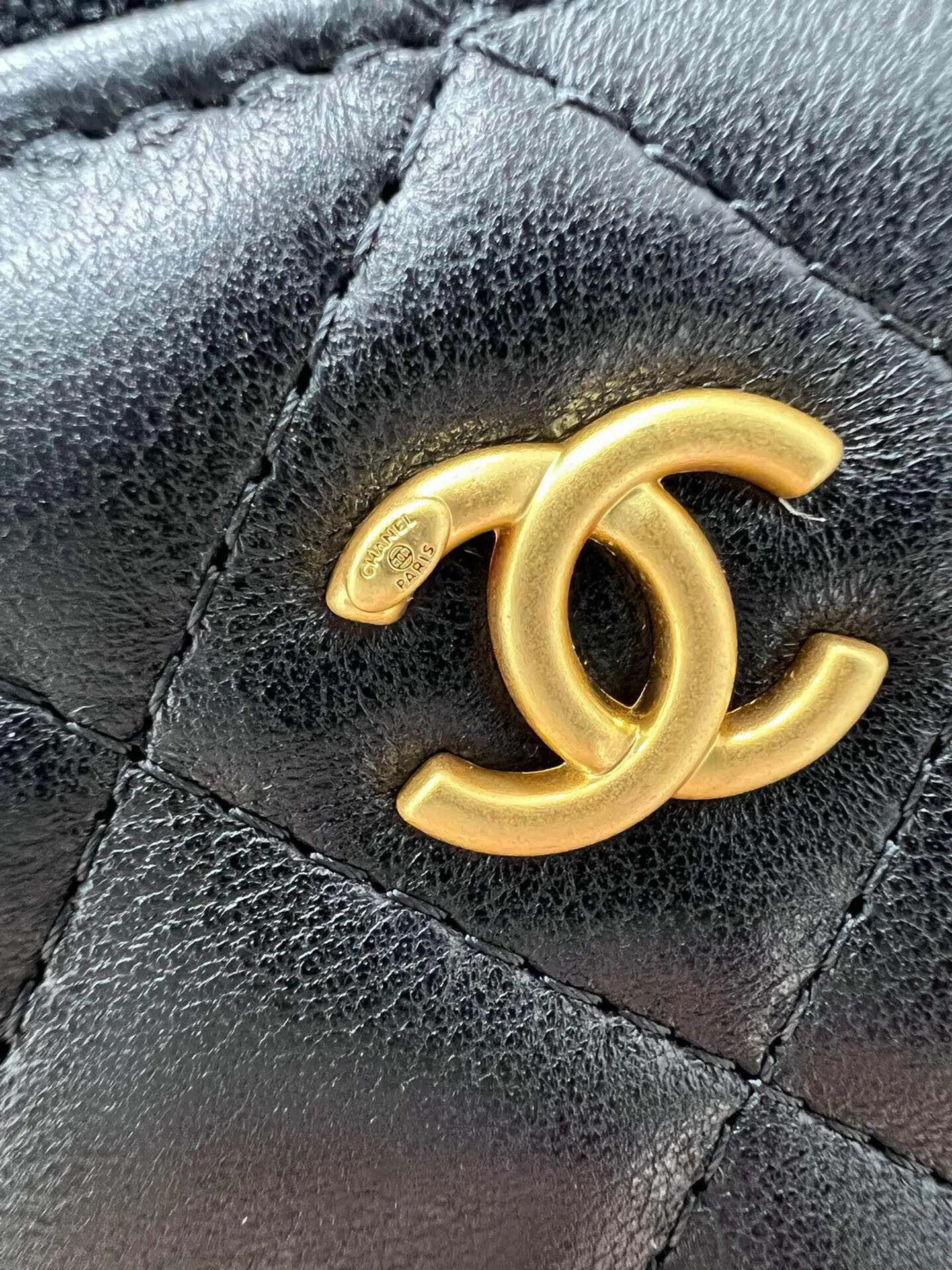 羊皮 Ohanel 金球长 可调节鏈條 长方链 鏈條包 精致鏈條款