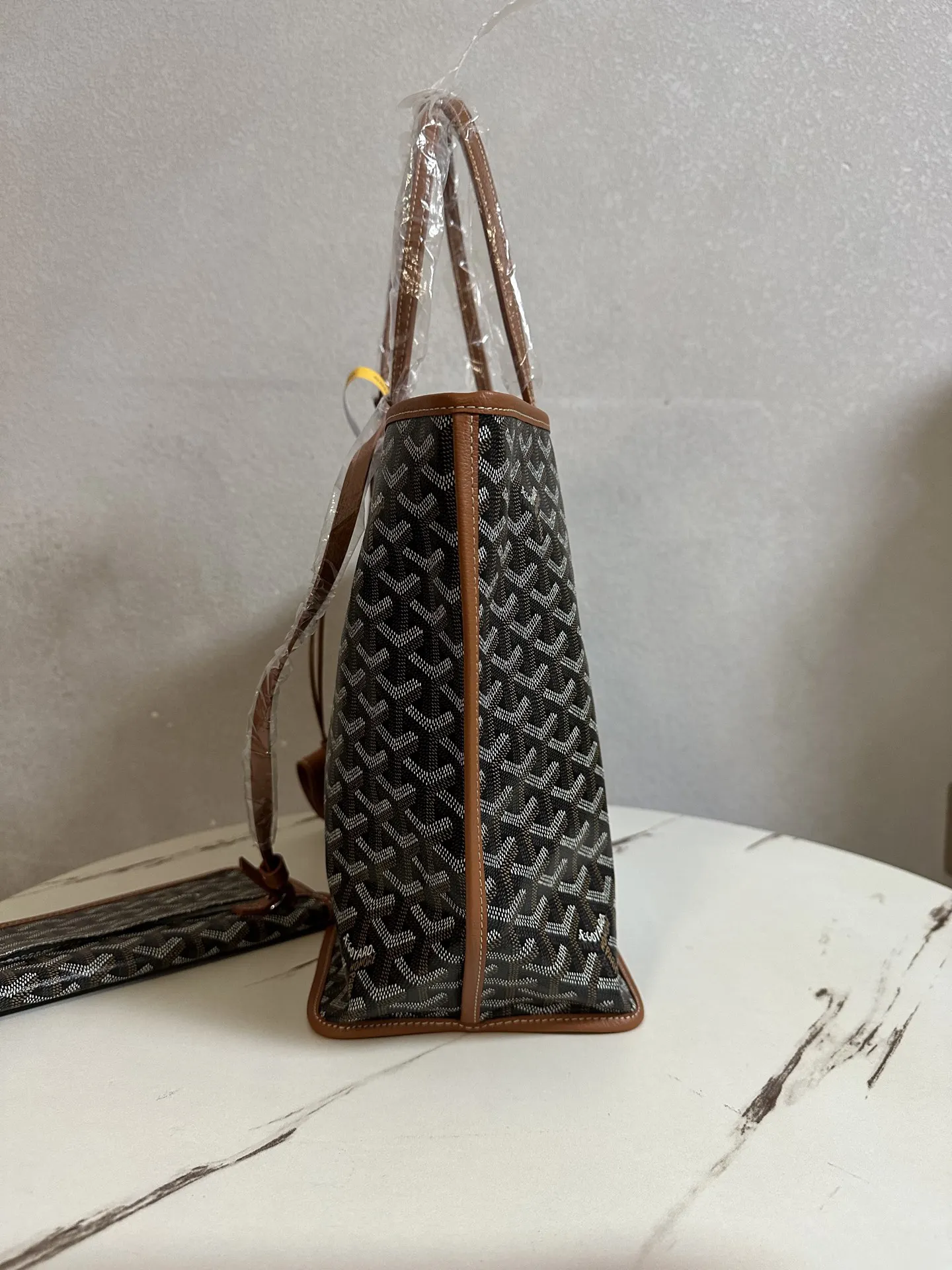 Goyard 棕色 小牛皮 托特包 大容量托特款