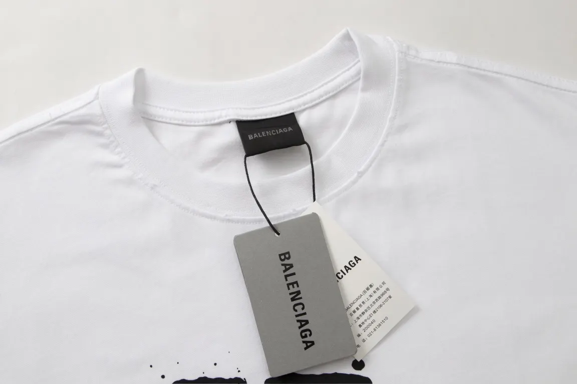 Balenciaga Logo Short Sleeve T-Shirt Street