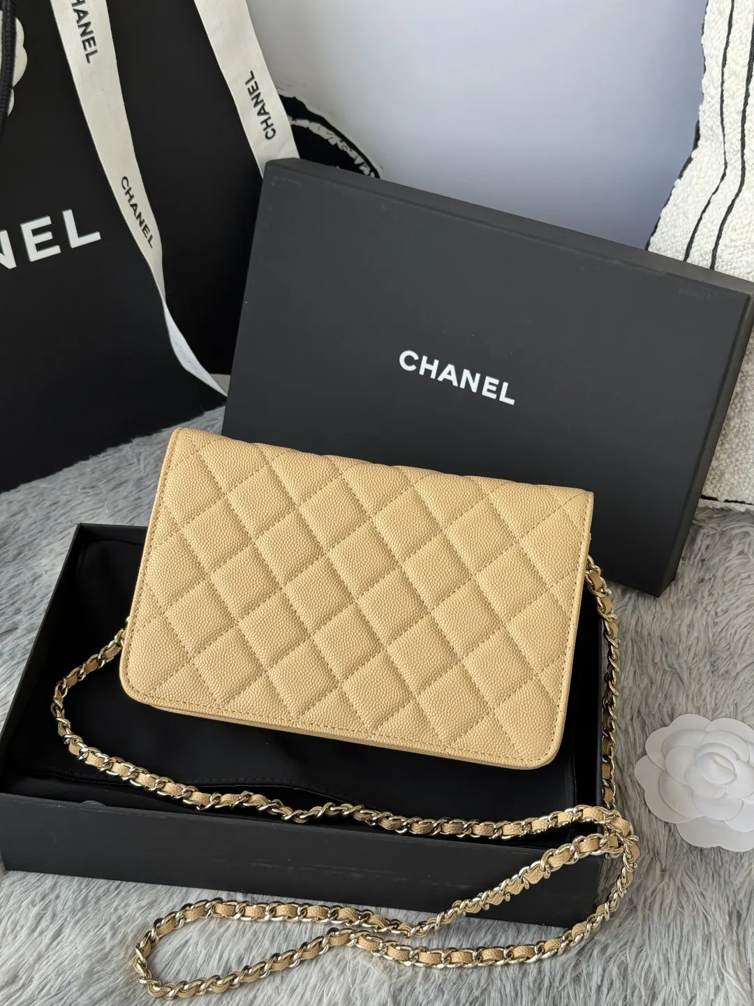 CHANEL 牛皮 斜挎包 轻便斜挎款