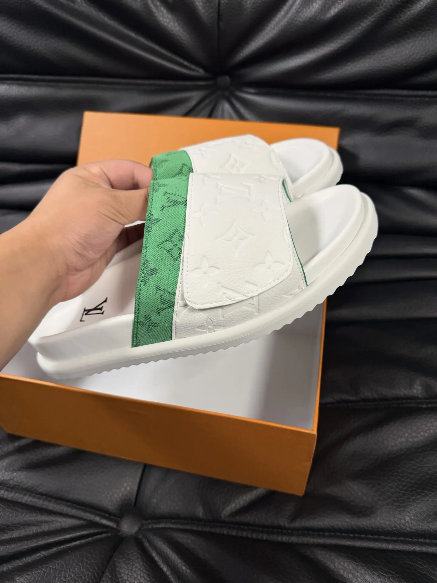 LV Platform Slippers Casual Versatile | ORBUYBAG High-End Fashion Boutique