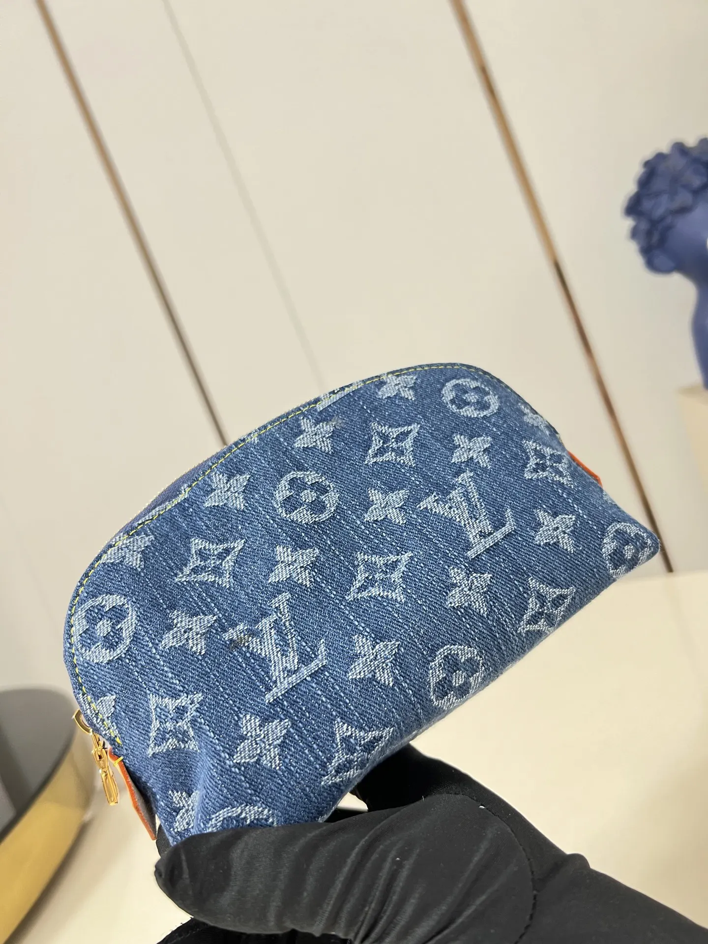 LV 丹宁 Mo化妆包 便携收纳款