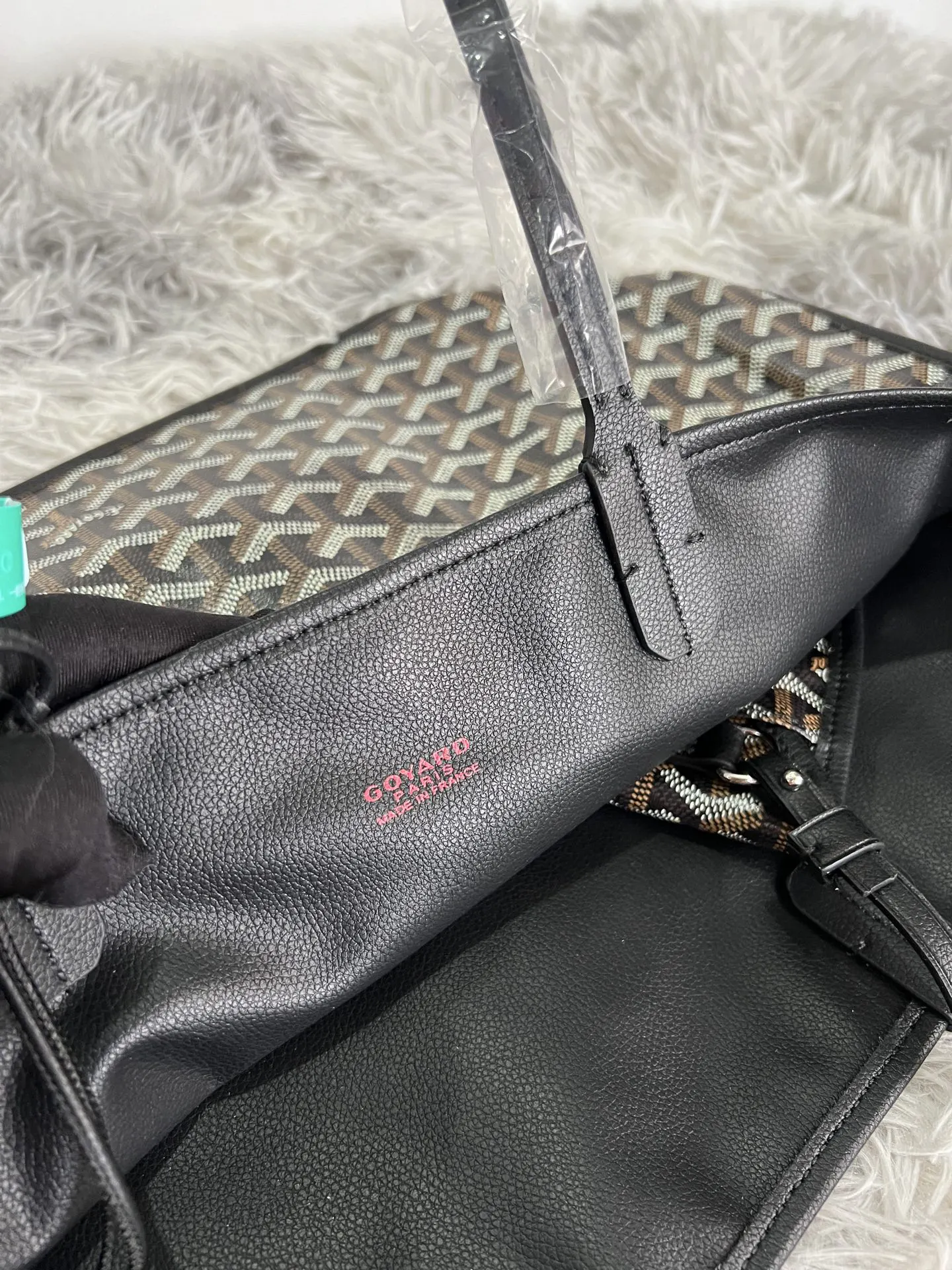 Goyard 黑色 牛皮 托特包 大容量托特款