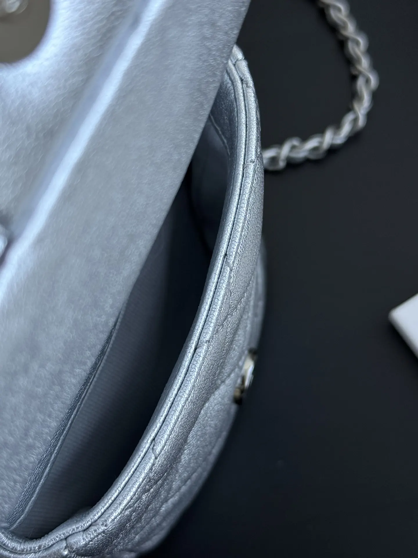 Black Silver Backpack Image 9 Black Silver Backpack Image 9