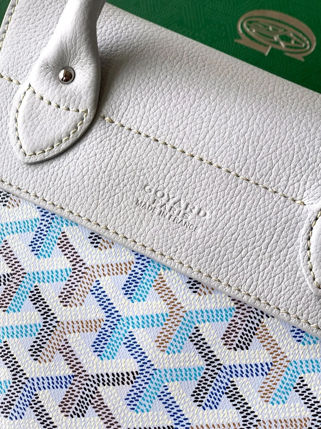 Goyard 帆布 极地蓝 双肩包 实用双肩款