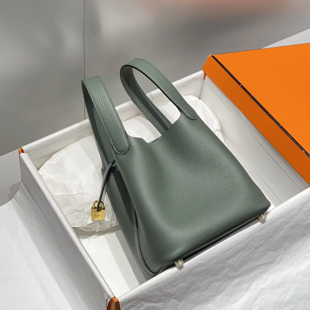 Hermès Picotin 牛皮 水桶包 18cm