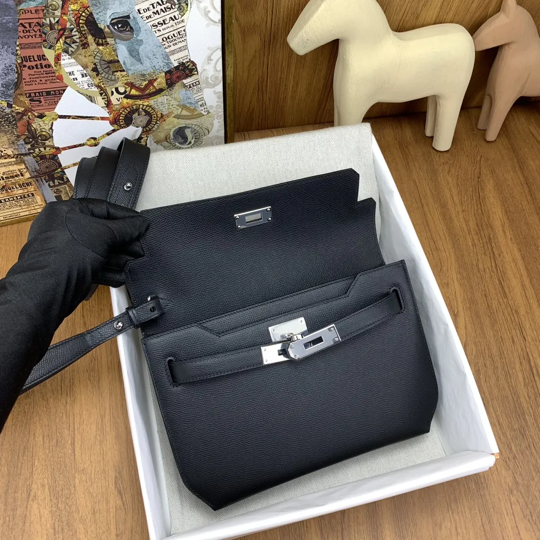 Hermès Kelly 黑色 斜挎包