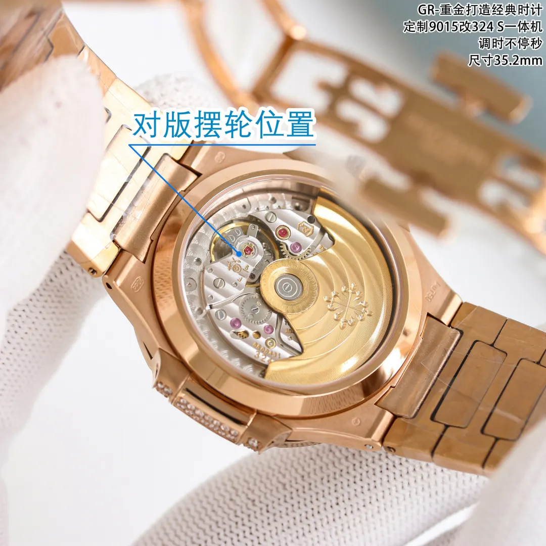 Patek Philippe 白色 玫瑰金 手錶 經典腕表款(數字9) Patek Philippe 白色 玫瑰金 手錶 經典腕表款(數字9)
