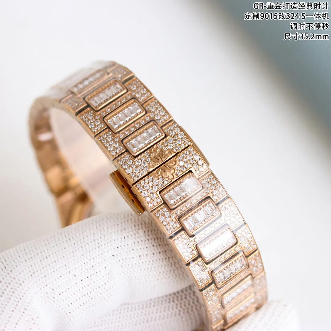 Patek Philippe 白色 玫瑰金 手錶 經典腕表款