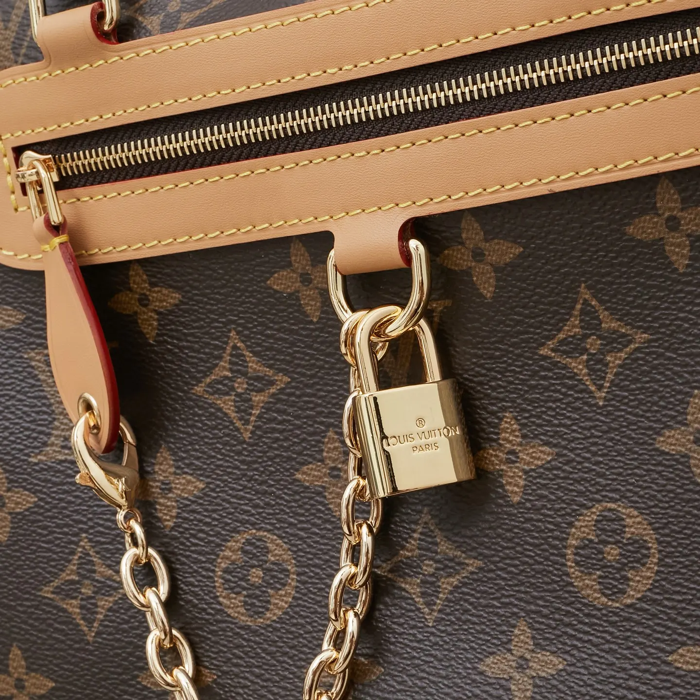 Gold Tote Bag Leather