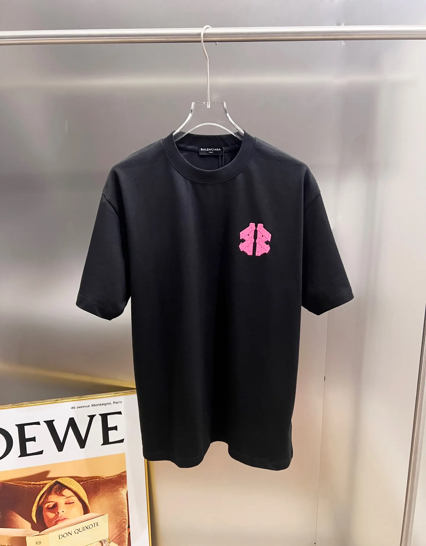 Balenciaga 粉色/黑色 T恤(數字2) Balenciaga 粉色/黑色 T恤(數字2)