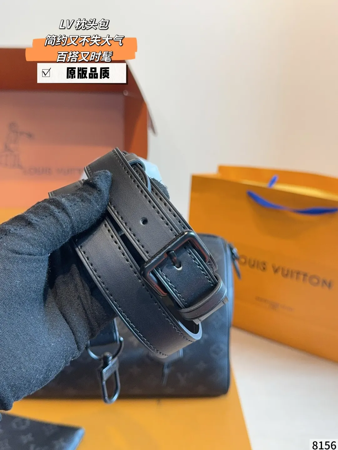 LV Keepall 黑色 老花 帆布 旅行袋 大容量旅行款
