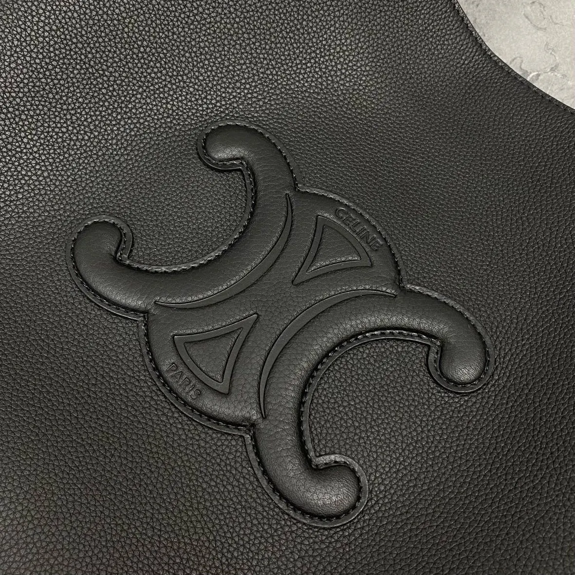 Celine 黑色 牛皮 托特包 大容量托特款