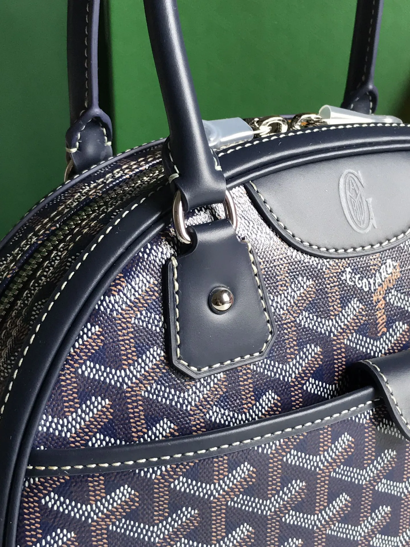 Goyard 老花 牛皮 手提包 通勤手提款