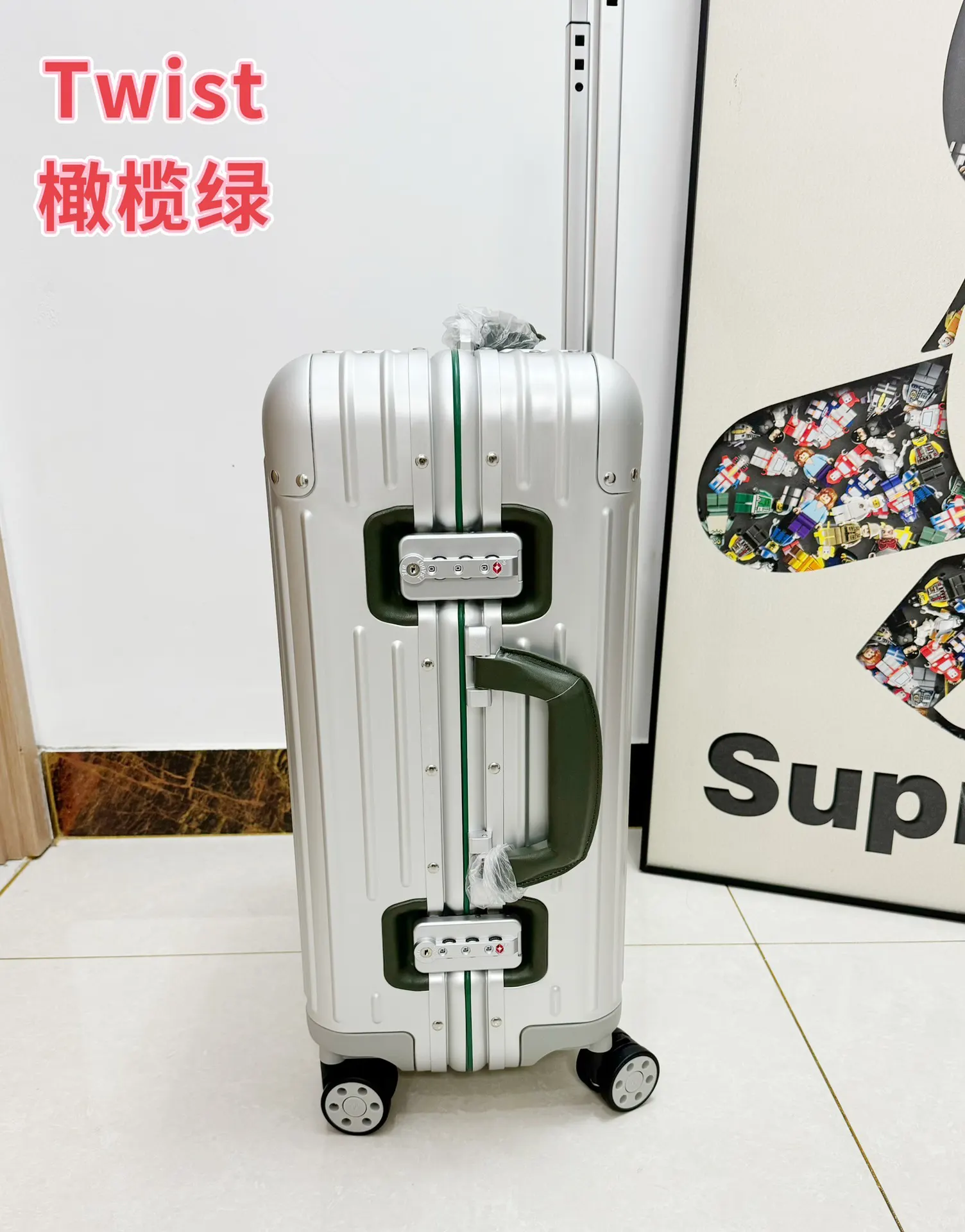 黑色 棕色 林俊杰 欧豪同款铝合金 行李箱 旅行拉杆款 轻便出行款