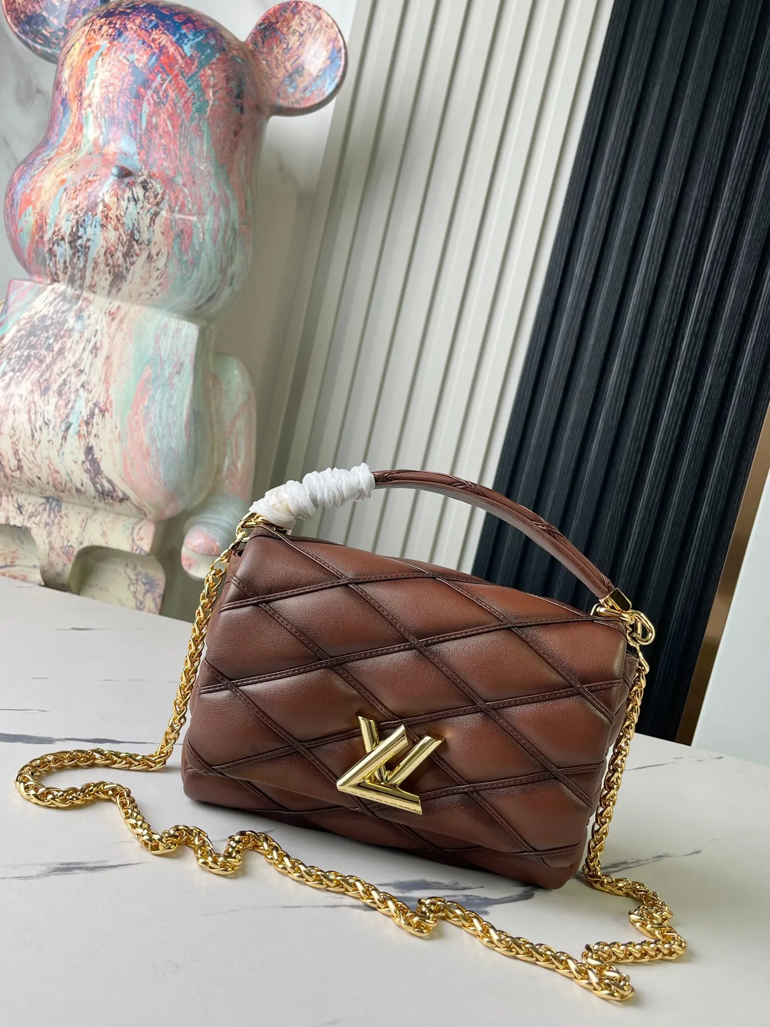 LV 焦糖色 羊皮 行李箱 旅行拉杆款 轻便出行款