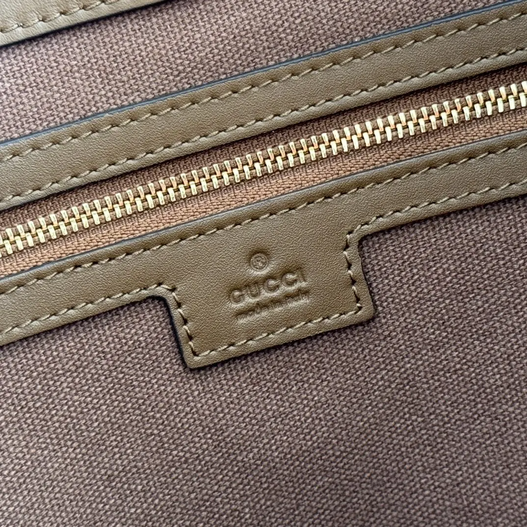 Gucci 黑色 金色 牛皮 收纳包 旅行收纳款